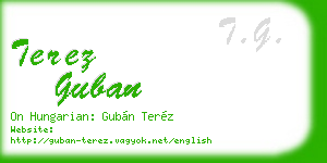 terez guban business card