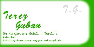 terez guban business card